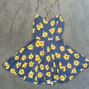Forever 21 Sunflower Sun Dress